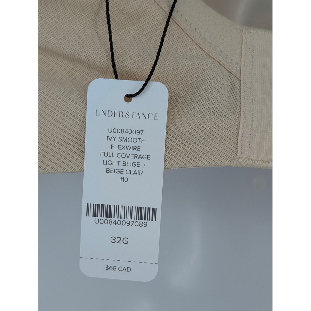 3 Understance Flexwire Ivy Smooth & Salma Bras 32G Beige Rose Latte NWT - Picture 5 of 13